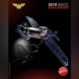 NWT NRFB 🎉HP🎉 Wonder Woman Invisible Jet and Figure 75th Anniversary SDCC 2016